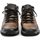Boty Chlapecké Kotníkové boty Wawel MA860 hnědo černé pánské polobotky Hnědá