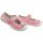 Boty Dívčí Bačkůrky pro miminka 3F dívčí růžové baleríny 4A3-20 Růžová