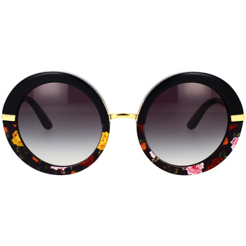 Hodinky & Bižuterie Ženy sluneční brýle D&G Occhiali da Sole Dolce&Gabbana DG4393 34008G Černá