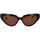 Hodinky & Bižuterie Ženy sluneční brýle Balenciaga Occhiali da Sole  BB0270S 002 Hnědá