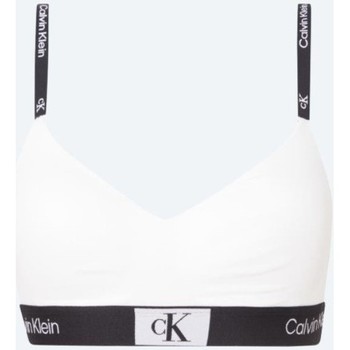 Textil Ženy Sportovní podprsenky Calvin Klein Jeans 000QF7218E100 LGHT LINED BRALETTE Bílá