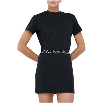 Textil Ženy Šaty Calvin Klein Jeans  Černá