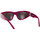 Hodinky & Bižuterie Ženy sluneční brýle Balenciaga Occhiali da Sole  Dynasty BB0095S 017 Fialová
