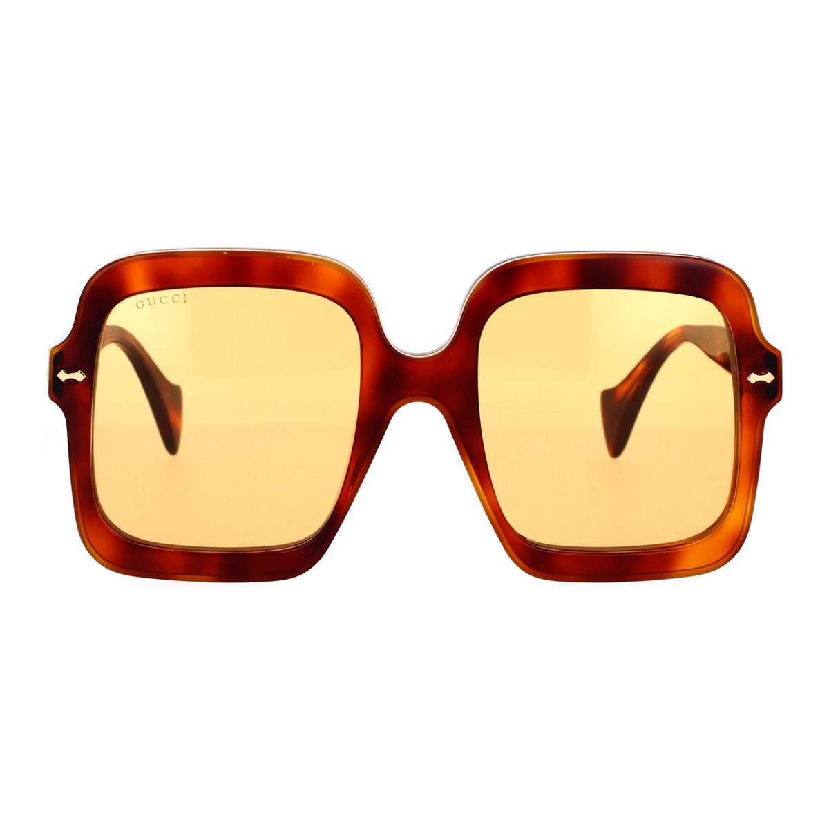 Hodinky & Bižuterie Ženy sluneční brýle Gucci Occhiali da Sole  GG1241S 002 Hnědá