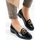 Boty Ženy Šněrovací polobotky  W. Potocki Designové  polobotky dámské černé na plochém podpatku 