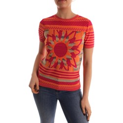 Textil Ženy Trička s krátkým rukávem Desigual 23SWTKAD Oranžová