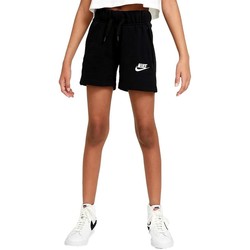 Textil Dívčí Teplákové kalhoty Nike PANTALON CORTO NIA  SPORTSWEAR CLUB DA1405 Černá
