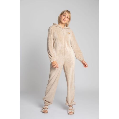 Textil Ženy Pyžamo / Noční košile Lalupa Dámské pyžamo Agnet LA006 hnědá Hnědá