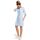 Textil Ženy Krátké šaty Made Of Emotion Dámské mini šaty Axelin M422 světle modrá Modrá