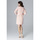 Textil Ženy Krátké šaty Lenitif Dámské společenské šaty Regis L004 růžová Růžová