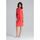 Textil Ženy Krátké šaty Lenitif Dámské společenské šaty Findabair L037 růžová Růžová