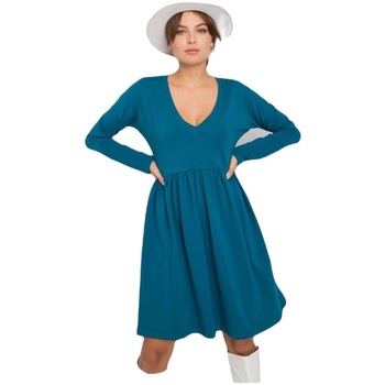 Textil Ženy Krátké šaty Rue Paris Dámské šaty Bort modrá L Tmavě modrá