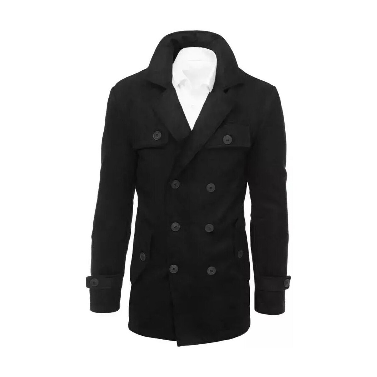 Textil Muži Kabáty D Street Pánský kabát Brother černá Černá