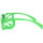 Hodinky & Bižuterie sluneční brýle Gucci Occhiali da Sole  GG1325S 004 Zelená