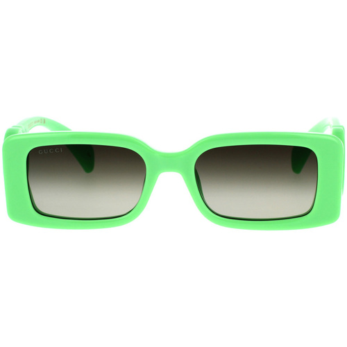 Hodinky & Bižuterie sluneční brýle Gucci Occhiali da Sole  GG1325S 004 Khaki