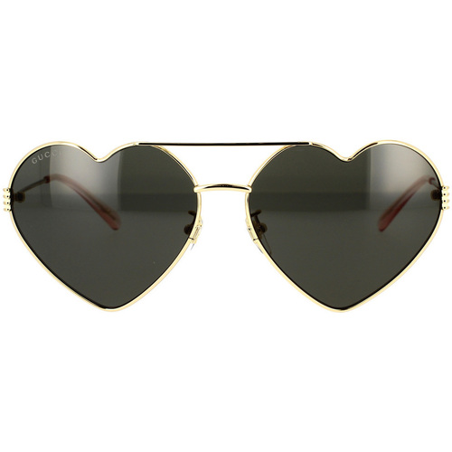 Hodinky & Bižuterie Ženy sluneční brýle Gucci Occhiali da Sole  Logo GG1283S 001 Zlatá