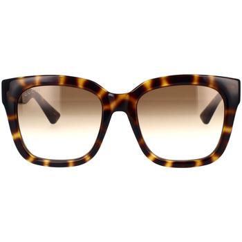 Hodinky & Bižuterie Ženy sluneční brýle Gucci Occhiali da Sole  GG1338S 003 Hnědá