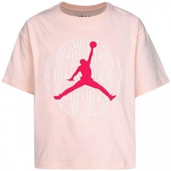 Textil Dívčí Teplákové soupravy Nike JUMPMAN HBR WORLD Růžová