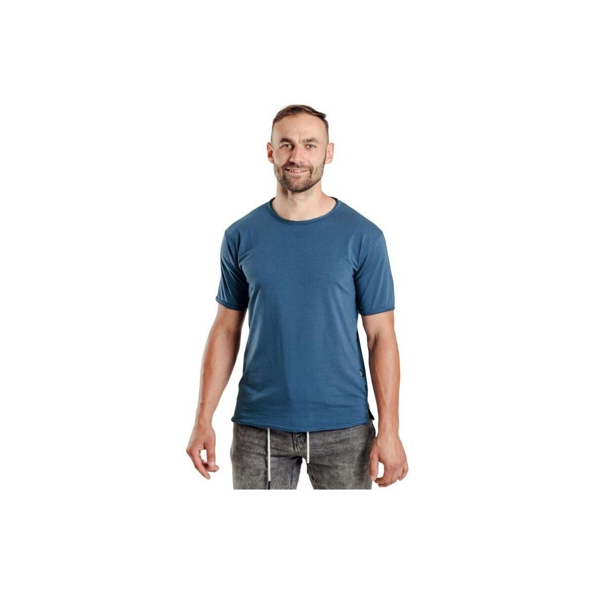 Textil Muži Trička s krátkým rukávem Vuch pánské tričko Sour tmavě modrá Tmavě modrá