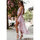 Textil Ženy Krátké šaty Ivon Dámské šaty Amis růžová Růžová