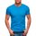 Textil Muži Trička s krátkým rukávem Deoti Pánské tričko Molos tyrkysová Modrá
