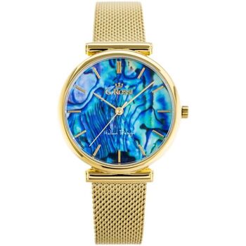 G. Rossi Hodinky Dámské analogové hodinky s krabičkou Mulrol zlatá - Zlatá