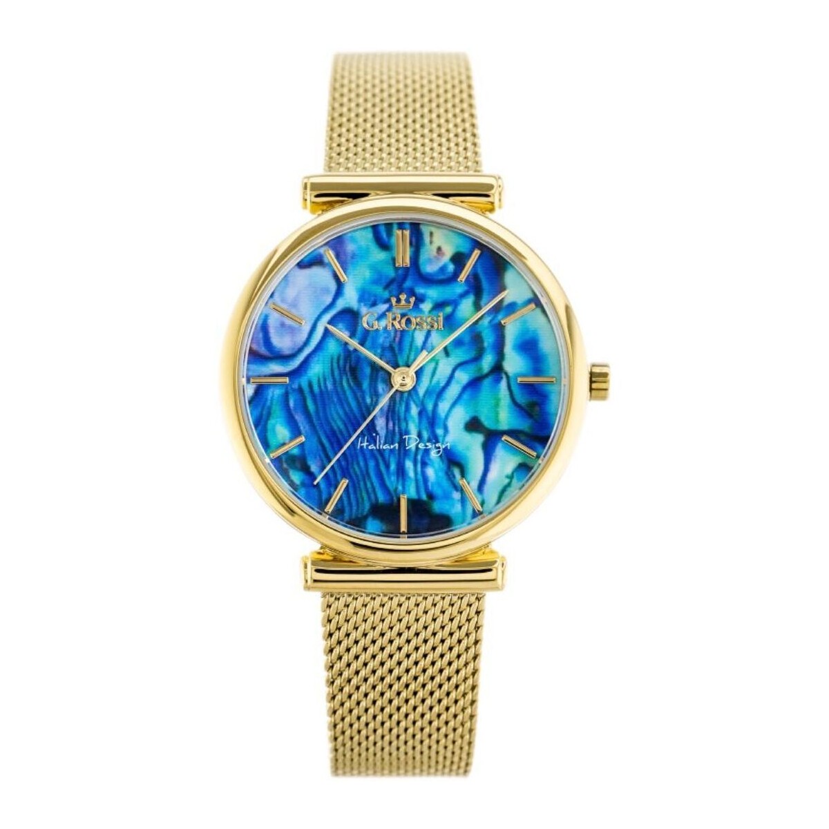 Hodinky & Bižuterie Ženy Hodinky G. Rossi Dámské analogové hodinky s krabičkou Mulrol zlatá Zlatá