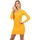 Textil Ženy Krátké šaty Kesi Dámské svetrové šaty Stance hořčicová Žlutá