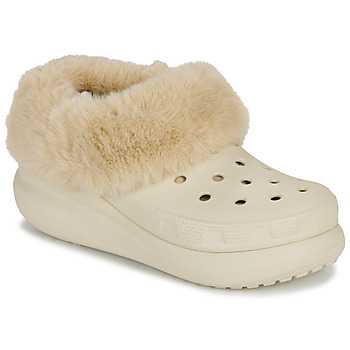 Boty Ženy Pantofle Crocs Furever Crush Béžová