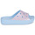 Boty Ženy pantofle Crocs ClassicPlatformGlitterSlideW Modrá / Třpytivý