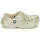 Boty Dívčí Pantofle Crocs Classic Lined Glitter Clog K Béžová / Zlatá
