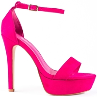 Boty Ženy Sandály Pk Designové růžové dámské  sandály na jehlovém podpatku 