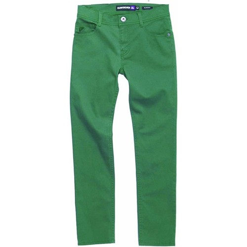 Textil Chlapecké Kalhoty Quiksilver PANTALN LARGO VERDE NIO  KRBPT022 Zelená