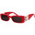 Hodinky & Bižuterie sluneční brýle Balenciaga Occhiali da Sole  Dynasty BB0096S 015 Červená