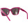 Hodinky & Bižuterie Ženy sluneční brýle Balenciaga Occhiali da Sole  BB0102SA 013 Fialová