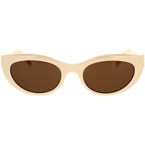 Hodinky & Bižuterie Ženy sluneční brýle Yves Saint Laurent Occhiali da Sole Saint Laurent SL M115 004 Oranžová