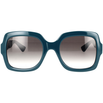 Hodinky & Bižuterie Ženy sluneční brýle Gucci Occhiali da Sole  GG1337S 004 Modrá