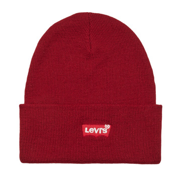 Levi's RED BATWING EMBROIDERED SLOUCHY BEANIE Bordó