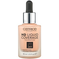 krasa Ženy Podkladový make-up Catrice HD Coverage Liquid Foundation - 20 Rose Beige Béžová