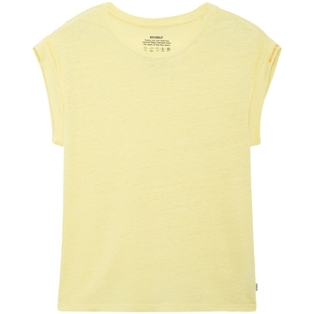 Textil Ženy Mikiny Ecoalf Aveiroalf T-Shirt - Lemonade Žlutá