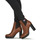 Boty Ženy Polokozačky Tommy Jeans Essentials High Heel Boot Hnědá
