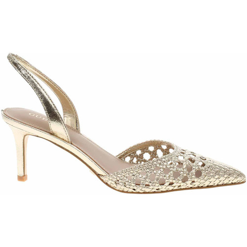 Boty Ženy Lodičky Guess dámská společenská obuv FL6MEEELE05 gold Zlatá