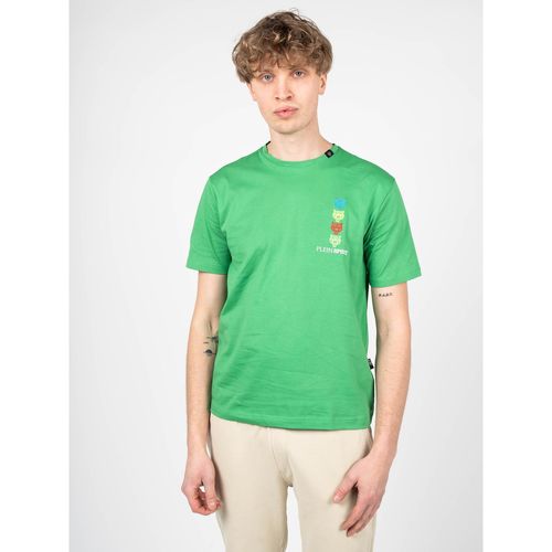Textil Muži Trička s krátkým rukávem Philipp Plein Sport TIPS1135 Zelená