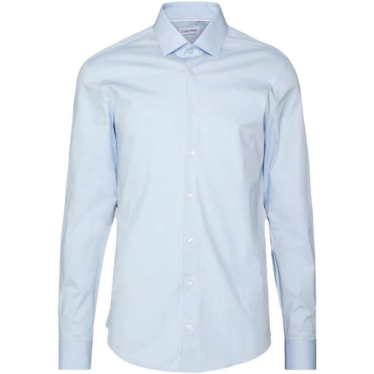 Textil Muži Košile s dlouhymi rukávy Calvin Klein Jeans K10K108229 Modrá