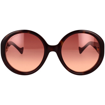 Hodinky & Bižuterie Ženy sluneční brýle Gucci Occhiali da Sole  GG1256S 002 Hnědá