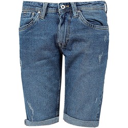 Textil Muži Kraťasy / Bermudy Pepe jeans PM800935RG2 | Cash Modrá