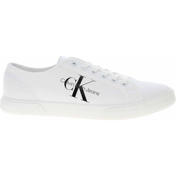 Boty Muži Šněrovací polobotky  & Šněrovací společenská obuv Calvin Klein Jeans Pánská obuv  YM0YM00306 White Bílá