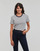 Textil Ženy Trička s krátkým rukávem Petit Bateau MC COL ROND Tmavě modrá / Bílá
