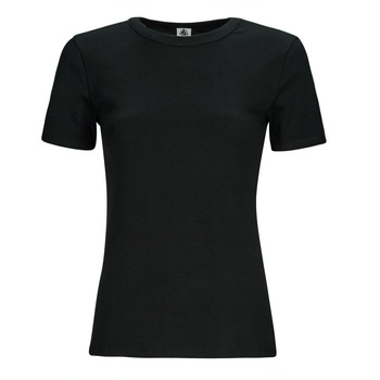 Textil Ženy Trička s krátkým rukávem Petit Bateau MC COL ROND Černá