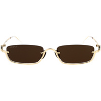 Hodinky & Bižuterie sluneční brýle Gucci Occhiali da Sole  GG1278S 001 Zlatá